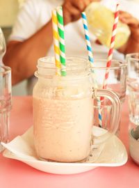 Close-up of drink on table