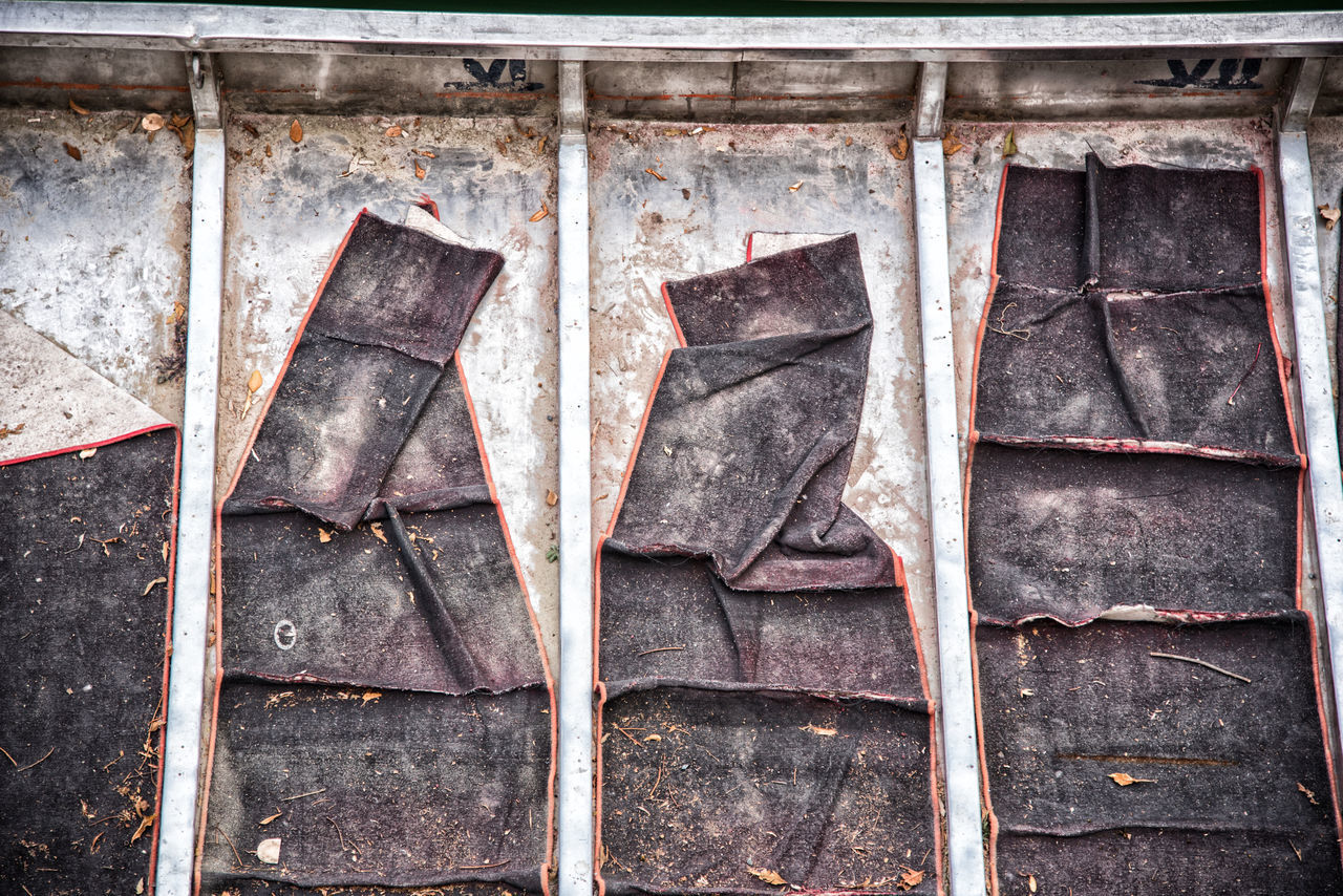 CLOSE-UP OF DAMAGED WALL