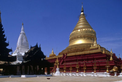 Low angle view of temple