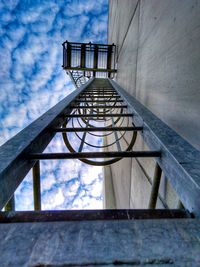 Low angle view of built structure against sky