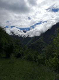 Scenic view of landscape against sky