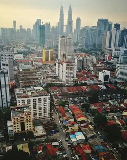 View of cityscape against sky