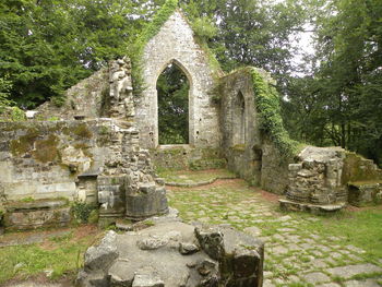 Old ruins in temple