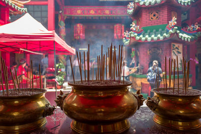 Incenses in temple