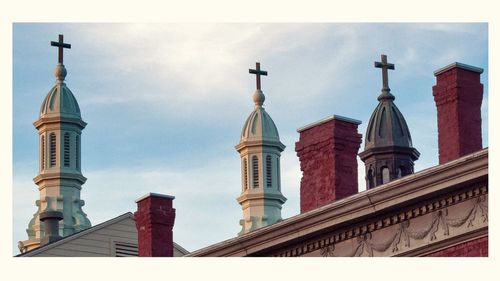 Low angle view of cathedral against sky