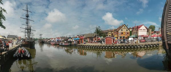 Reflection of clouds in water