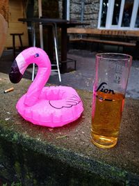 Close-up of drink on table