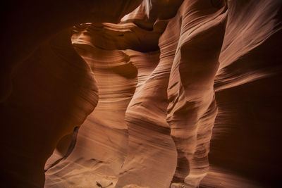 Rock formations in cave