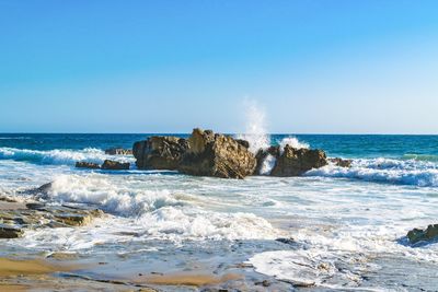 Tranquil view of beach