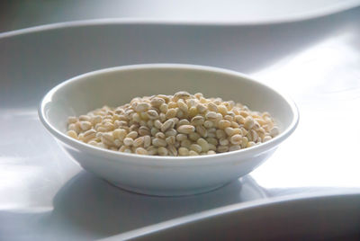 Close-up of pasta in bowl