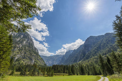 Scenic view of landscape against sky