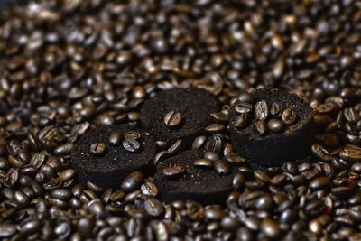 Full frame shot of coffee beans