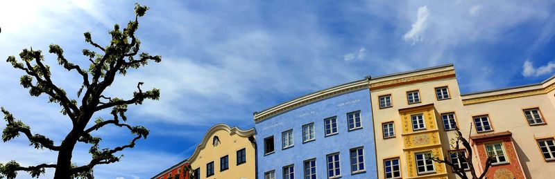 Low angle view of building against sky