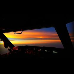 View of sky at sunset