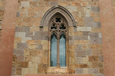 Low angle view of old building