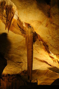 Low angle view of cave