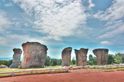 Ruins of historical building