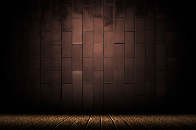 Full frame shot of wooden floor in building