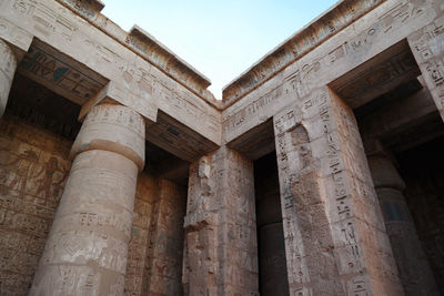 Low angle view of old building