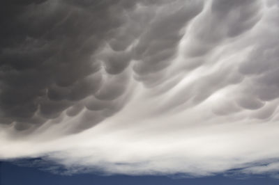 Low angle view of cloudy sky