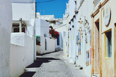 Street amidst buildings in town