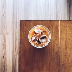 Close-up of coffee on table