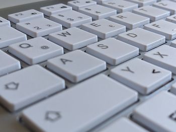 Close-up of computer keyboard