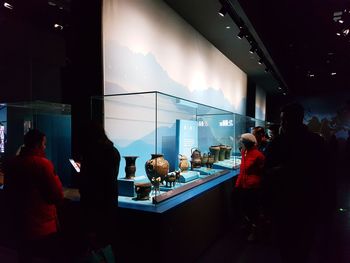 Group of people at restaurant