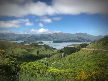 Scenic view of landscape against sky