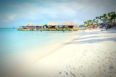 View of beach against sky
