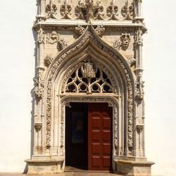 Low angle view of historical building