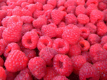 Full frame shot of strawberries