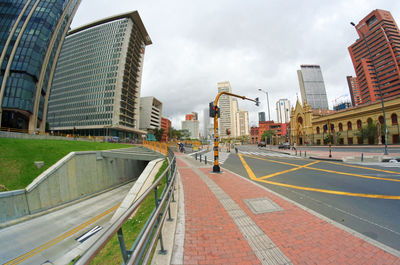 Skyscrapers against sky
