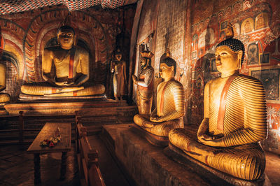 Buddha statue in temple