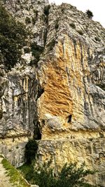 Rock formations on rock