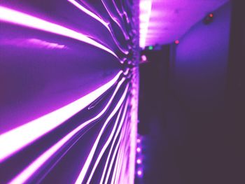 Close-up of illuminated lamp