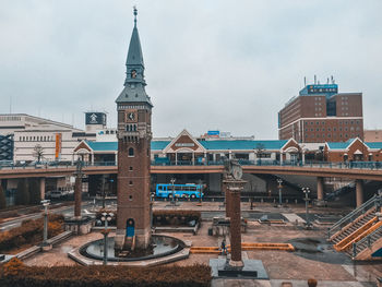 View of cityscape against sky