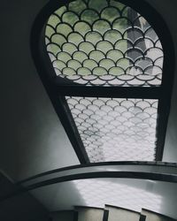 Low angle view of skylight