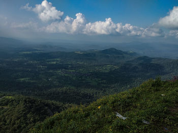 Scenic view of landscape against sky