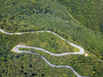 High angle view of landscape