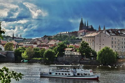 View of buildings in city