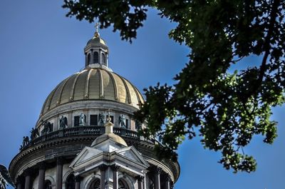 Low angle view of traditional building against sky