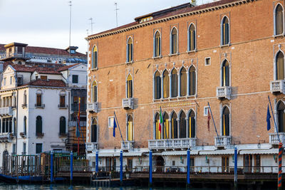 Low angle view of building against sky