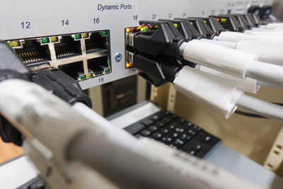 Close-up of computer keyboard