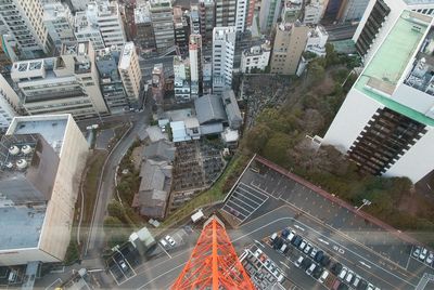 Aerial view of city