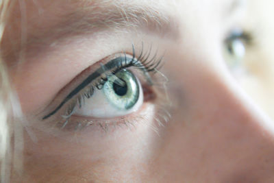 Close-up portrait of eye