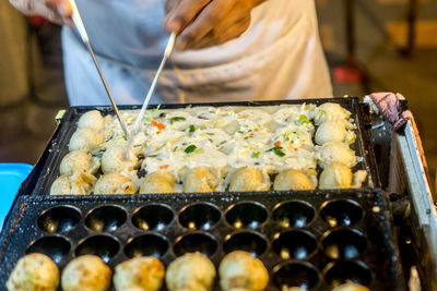 Close-up of food for sale at market stall