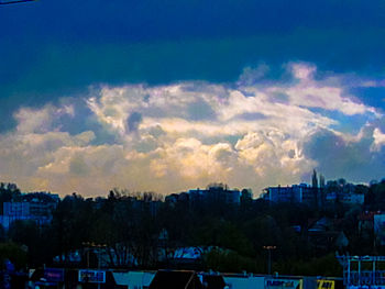 Cityscape at sunset