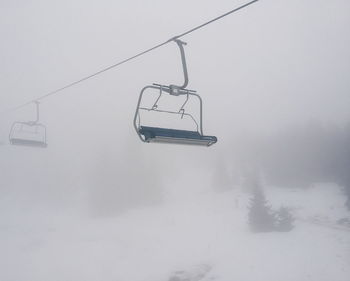 View of train on road