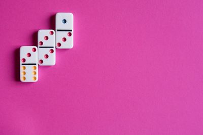 Close-up of pink background